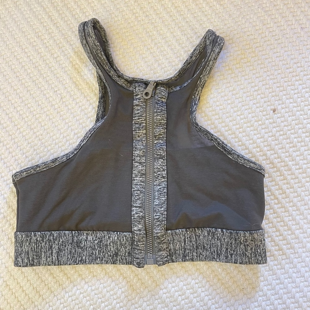 C&C California Gray Sports Bra